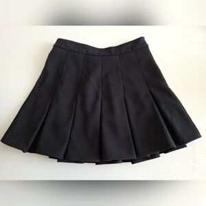 Blue Blush Ruffled, Black, High Waisted Short Skirt, Thick fabric, Barely worn